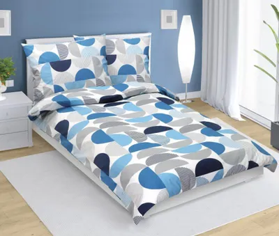 Immagine prodotto di Biancheria da letto in cotone - Blu - 140x220, 70x90
