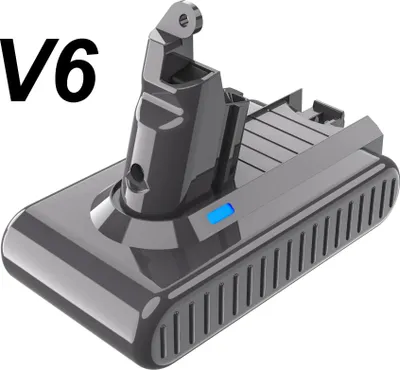 Image de Batterie de rechange Dyson, capacité 6000mAh, alimentation 21,6V, 1pc batterie 6.0ah V6, 21.6V
