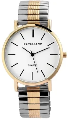 Produktbild von Herrenuhr Armbanduhr Edelstahl Zugband bicolor Analog Quartzwerk