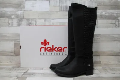 Produktbild von Rieker Damen Winterstiefeletten 27180-36, 27180-37, 27180-38, 27180-39, 27180-40, 27180-41, 27180-42 RIE-Z7362 schwarz/black 36