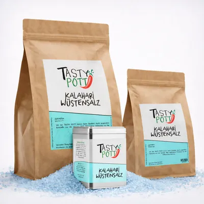 Produktbild von Tasty Pott Kalahari Wüstensalz - im Beutel - 250g