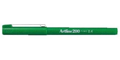 Produktbild von Artline - Fineliner 200 rund fein grün | 12 Stück