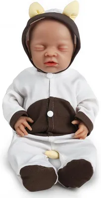 Productafbeelding van Vollence Realistische full-body siliconen babypop - Anatomisch correct - Pasgeborenen - Levensechte siliconen babypoppen