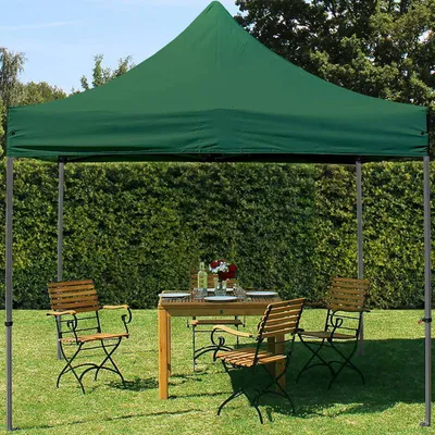 Immagine prodotto di TOOLPORT 3x3m gazebo pieghevole, PREMIUM acciaio, verde scuro