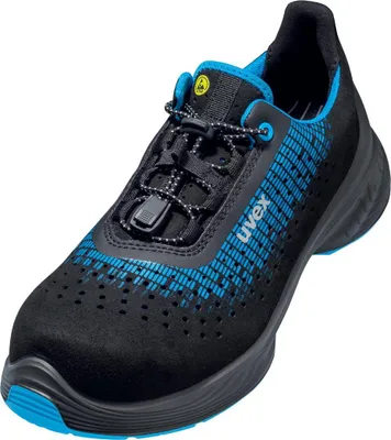 Image de chaussures basses uvex 1 G2 S1 bleu, noir largeur 14 T. 38