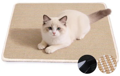 Immagine prodotto di Tappetino per gatti in sisal naturale - 60x40 cm