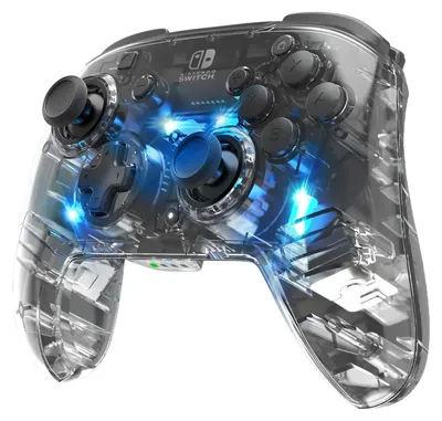 Image de PDP Manette sans fil Nintendo Switch transparente