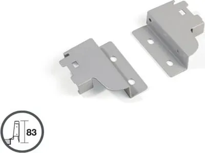 Image de Fixations pour côté - hauteur 204 mm - pour tiroir 2 réhausses - 3000325