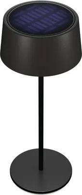 Produktbild von RealPower LED-Solar Tischlampe dimmbar mit Akku,schwarz
