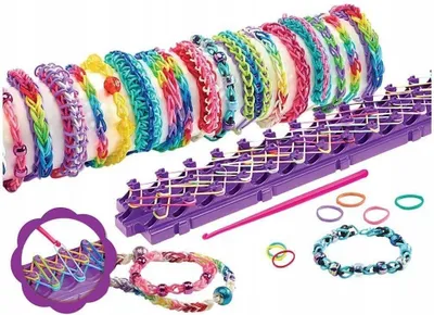 Produktbild von MatMay Loom Bands Set Gummibänder 14900 Teile Schmuck Basteln