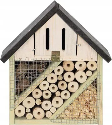 Productafbeelding van Famanu insectenhotel van hout - Een nestplaats en bescherming voor nuttige insecten