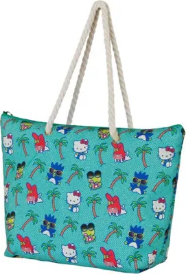Produktbild von Karactermania Sanrio Hello Kitty Palms Stofftasche Grün  Grün One Size