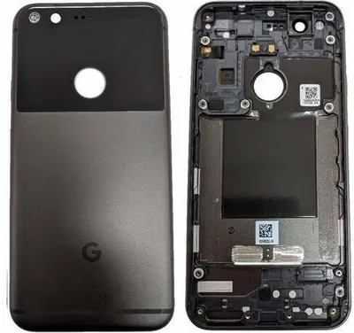 Produktbild von Original Google Pixel Akkudeckel Backcover Baterie Deckel Schwarz & Werkzeug