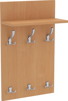 Obrázek produktu pro AKKE Bavaria Buche Šatní panel MIDI - ALU háčky ŠxV: 40x70 cm