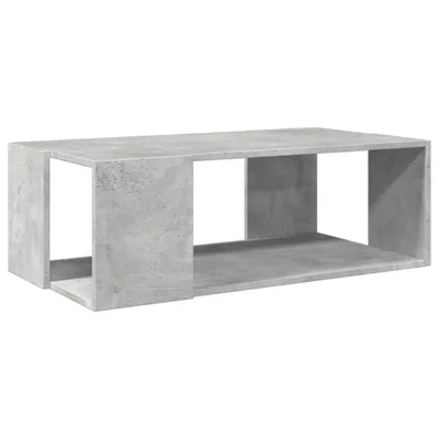Image de vidaXL Table basse gris béton 89,5x48x30 cm Bois composite