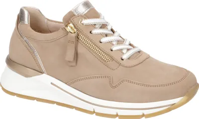 Produktbild von Gabor DAVOS Damenschuhe - sportliche Schnür- Halbschuhe beige Freizeit NEU
