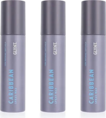 Produktbild von GLYNT Caribbean Spray Wax 3 x 150 ml Spray Wachs für Locken sanfter Halt Set