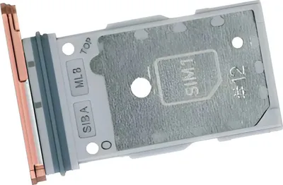 Produktbild von Samsung Galaxy S24, S24+ – Dual SIM-Kartenhalter – Original – Orange