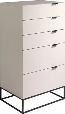 Obrázok produktu pre Angel Cerdá Komoda zo sivého dreva a čiernej ocele 7019