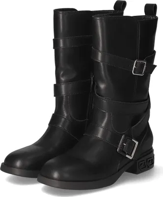 Produktbild von LiuJo Damen Stiefeletten YOGI 08 Schwarz Glattleder Größe: 38