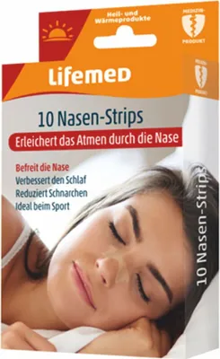 Obrázek produktu pro Lifemed nosní pásky 19 x 66 mm v barvě kůže 10 kusů