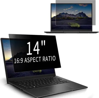 Produktbild von Famanu Privacyfilter für Laptop 14 Zoll 16:9 - blaufilter - abnehmbare Bildschirm-Schutzfolie