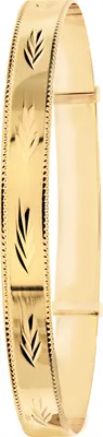 Produktbild von Modischer 9 Karat (375) Gold Damen - Erweiterbar Armreif - 6mm; TRS20537