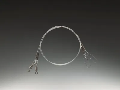Zdjęcie produktu dla Balzer Shirasu Fluorocarbon Przypon z karabińczykiem i beczką 50 cm 0,25 mm/5,1 kg