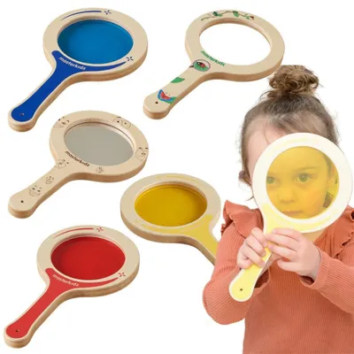 Obrázok produktu pre MASTERKIDZ 5 drevených lupových dosiek s farebnými šošovkami