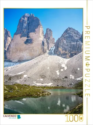 Produktbild von CALVENDO Puzzle Drei Zinnen - Rienzquelle | 1000 Teile Lege-Größe 64x48cm Foto-Puzzle für glückliche Stunden