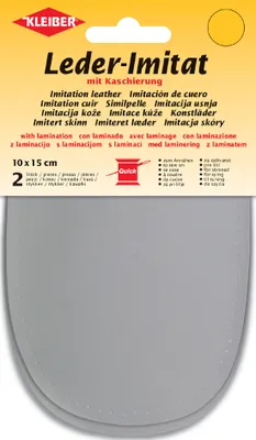 Obrázok produktu pre KLEIBER 89415 KLEIBER Imitácia kože s lamináciou, 100 x 150 mm, svetlosivá