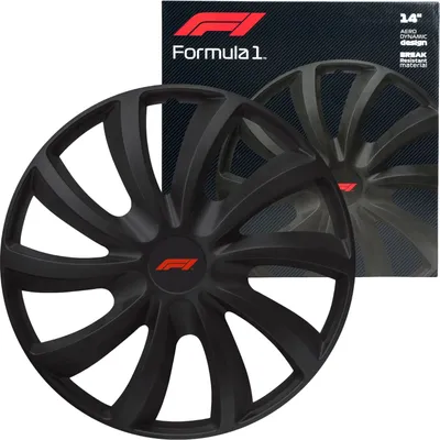 Produktbild von Formula 1 Radzierblenden-Set 14 Zoll R14 14" 4x Radkappen Radblenden Abdeckung