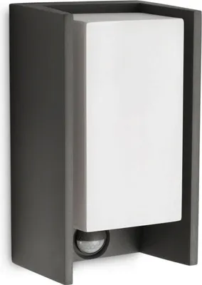 Produktbild von Philips EcoMoods Bridge Wandleuchte, 15W, E27, ohne Leuchtmittel, Wandbeleuchtung für den Außenbereich, Anthrazit, Metall, IP44, Garten, Terrasse, II