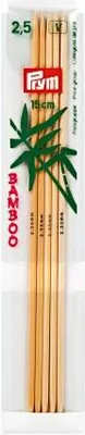Produktbild von PRYM Strumpfstricknadeln „BAMBUS“, Länge: 15 cm, Ø 2,50 mm