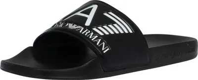 Produktbild von EA7 Slides mit Logo von Scarpe, Schwarz 44 EU