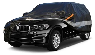 Productafbeelding van Autobeschermhoes, 10 lagen, waterdicht, ademend, zwart, geschikt voor BMW X5/iX5 (2007-2023)