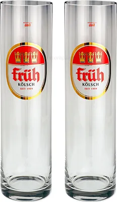 Produktbild von Früh Kölsch Biergläser / Gläser / Stangen Set - 2x 0,2l