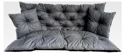 Produktbild von Wasserfeste Outdoor-Palettenkissen | Auflage für Hollywoodschaukel | Bankauflage | Sitz- und Rückenkissen | Lounge-Kissen Outdoor 150 x 110 cm (150 x 50 x 60 cm) Inkl. 2 Kissen Ekolinen