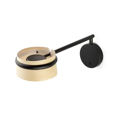 Zdjęcie produktu dla Lampa ścienna LED LOOP w kolorze popielatym z ramieniem przegubowym 29396