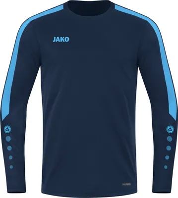 Produktbild von JAKO Uni Sweat Power, Farbe:marine/skyblue, Größe:M