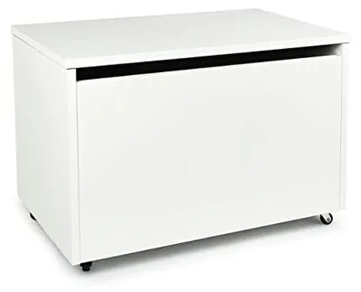 Produktbild von Bayagu Kindertruhe 71x40x46cm aus Holz mit Rollen und Sicherheitsdeckel