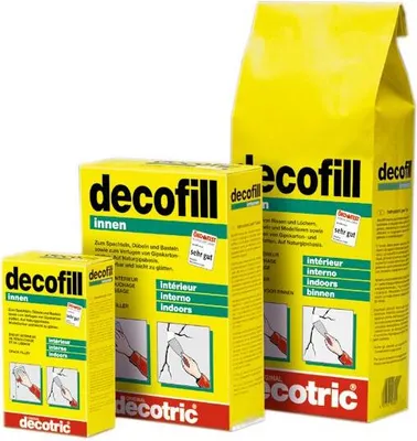 Produktbild von Decotric Decofill Spachtelmasse Gipsspachtelmasse für innen 2000g