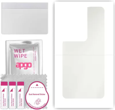 Produktbild von apgo Rückseite Schutzfolie, Matt, kompatibel mit Oppo Reno8 Pro+, Hinten Hydrogel-Displayschutzfolie mit Positionierhilfe, kratzfest, einfache Montage
