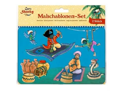Produktbild von Spiegelburg Malschablonen-Set Capt'n Sharky