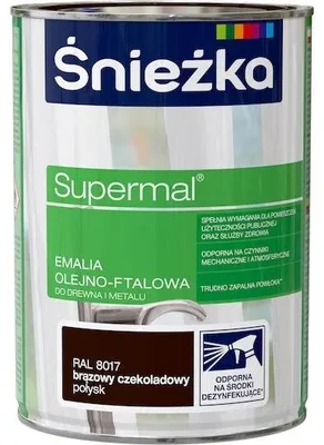 Produktbild von Alkyd-Emaillelack glänzend RAL 8017 Schokoladenbraun 0,8 L für Holz & Metall