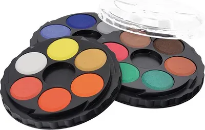 Obrázek produktu pro Akvarelové barvy 18 barev v kulatém balení Koh-i-noor