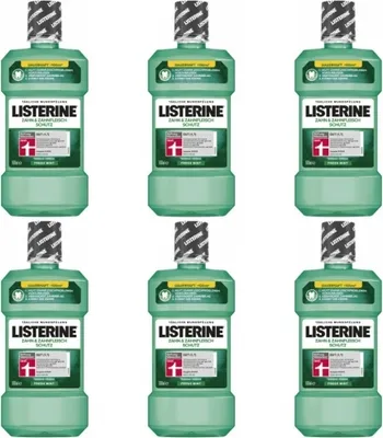 Produktbild von 6 x Listerine Zahnfleischschutz 600ml Flasche