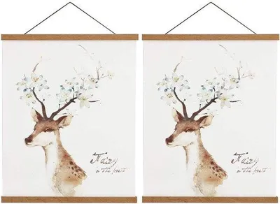 Produktbild von Famanu Posterhänger Set Magnetisch für Fotos und Kunstwerke - 70 cm Breite