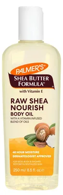 Produktbild von Shea-Körperöl, Palmer's, Raw Shea Body Oil, pflegt die Haut, verbessert die Elastizität, 250 ml