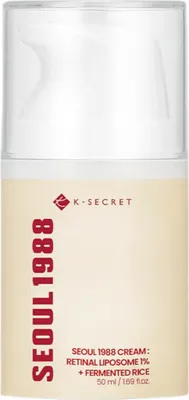 Obrázek produktu pro KSECRET - SEOUL 1988 Krém: Retinální liposomy 1% + fermentovaná rýže, 50 ml - krém proti stárnutí pleti